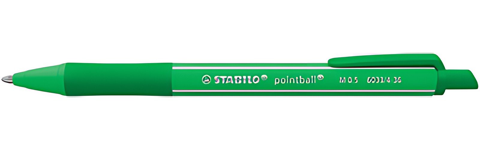 STABILO Stylo à bille rétractable pointball colorful, vert