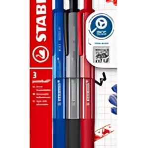 STABILO Stylo bille rétractable pointball colorful, 3 pièces