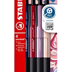 STABILO Stylo à bille pointball NatureCOLORS, étui de 4