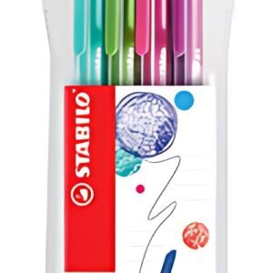 STABILO Stylo-feutre pointMax, étui en plastique de 4