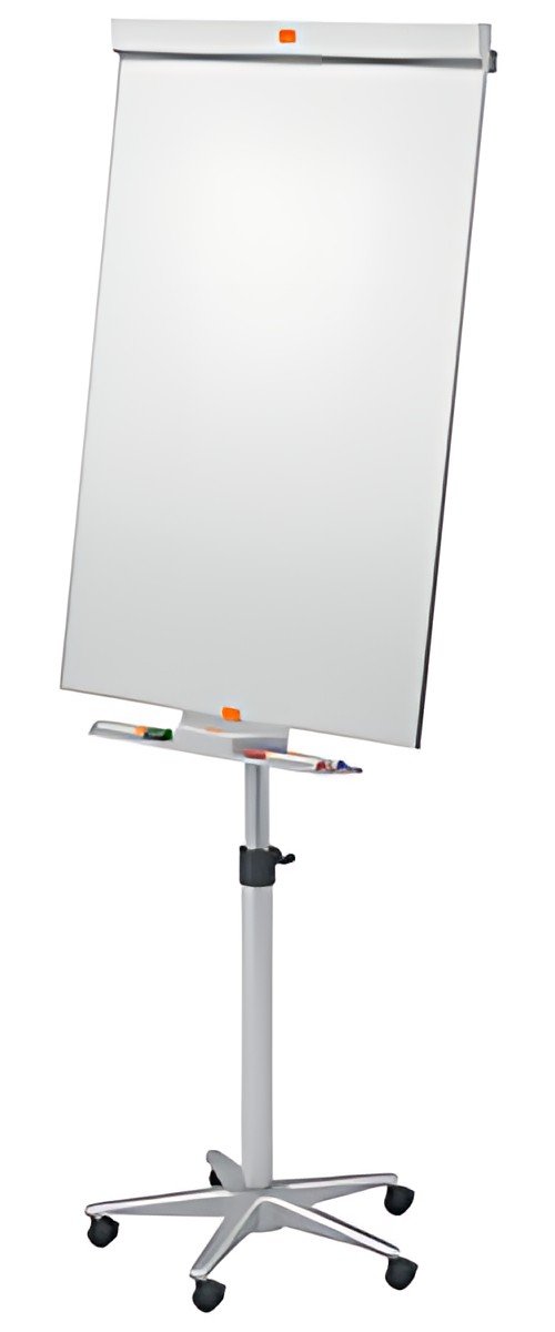 nobo Tableau de conférence Mobil Stahl Nano Clean, blanc