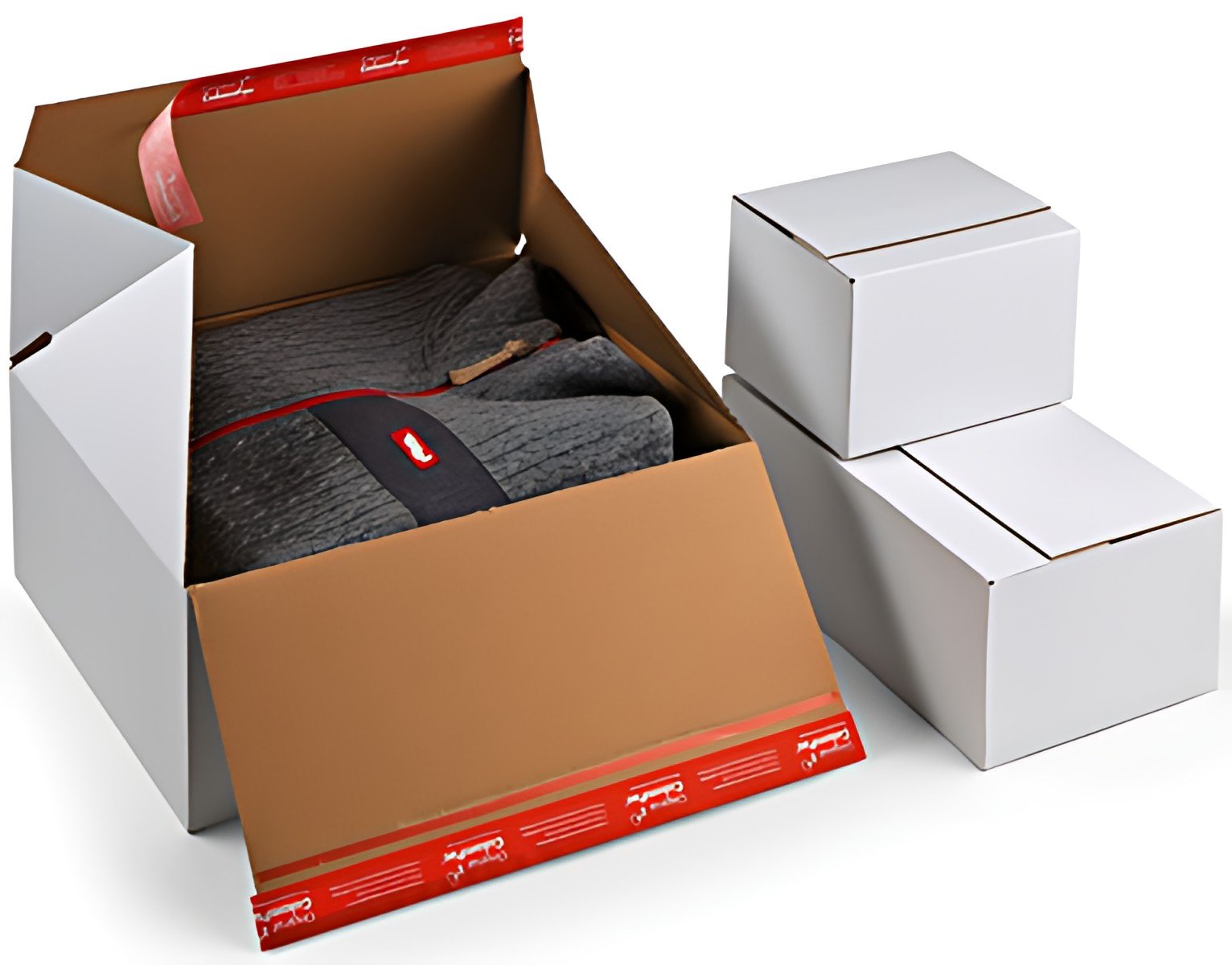 ColomPac Carton à fond automatique Premium, avec fermeture