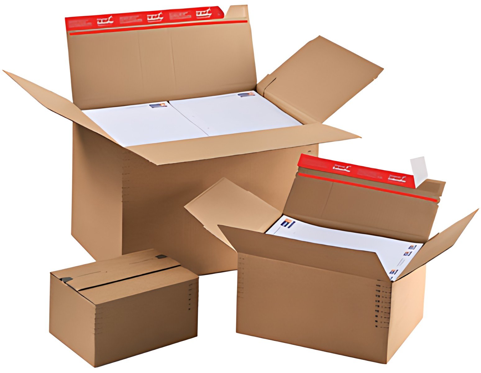 ColomPac Carton fond automatique, fermeture autocollante, A3