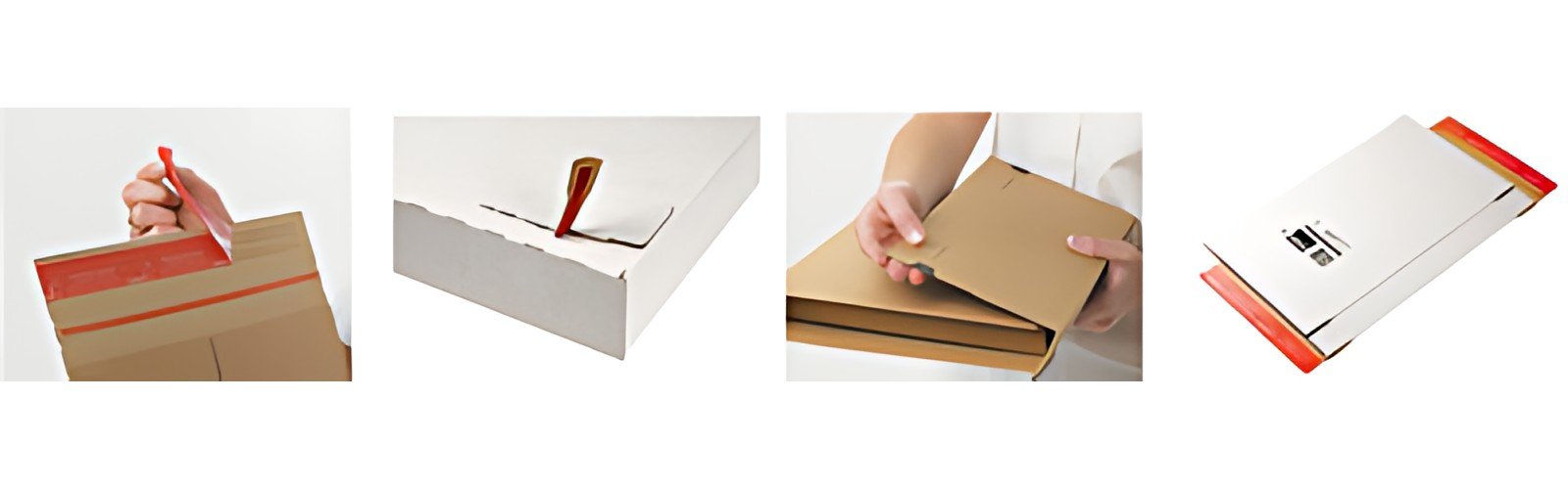 ColomPac Carton d'expédition paquet, pour marchandise, blanc