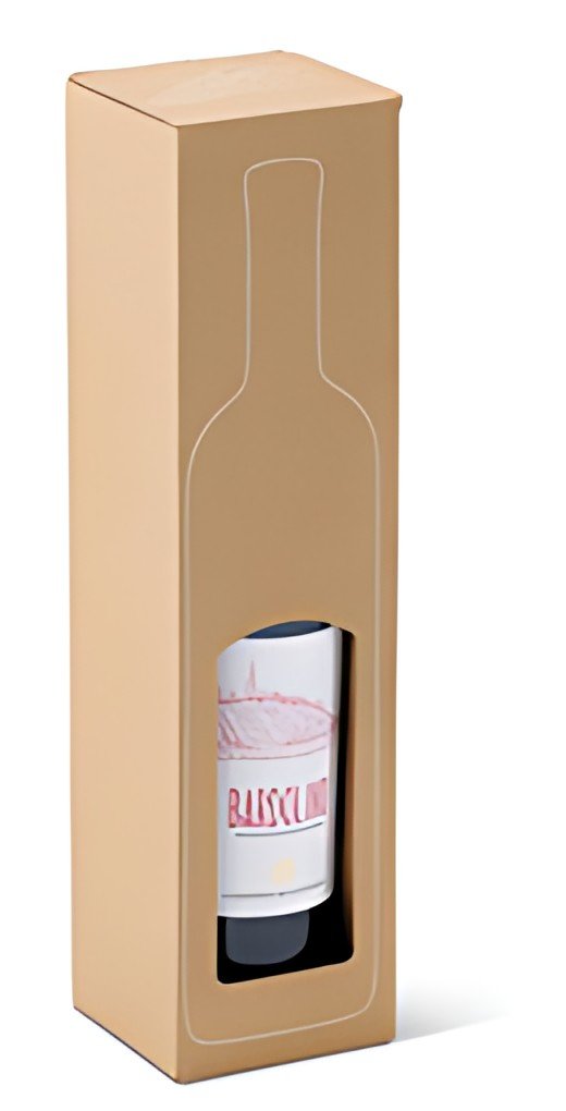 ColomPac Carton de présentation pour 1 bouteille de vin