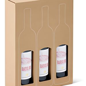 ColomPac Carton de présentation pour 3 bouteilles de vin