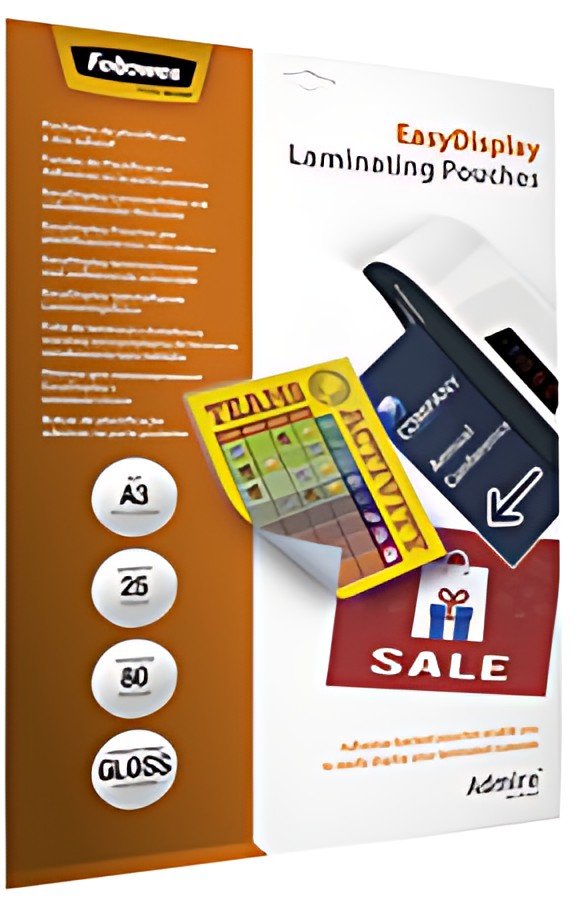 Fellowes Pochette de plastification, autocollant, A3