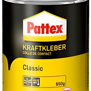 Pattex Colle de contact classique, avec du solvant, 650 g