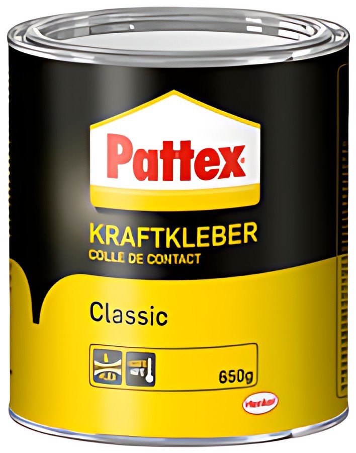 Pattex Colle de contact classique, avec du solvant, 650 g