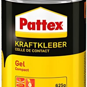 Pattex Colle de contact Compact Gel, avec solvant, boîte de