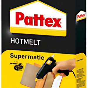 Pattex Pistolet à colle HOT SUPERMATIC, noir/jaune