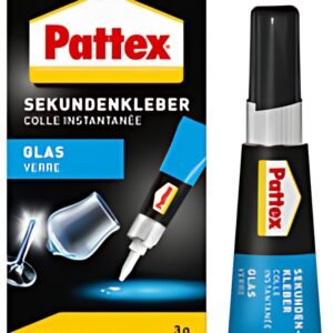 Pattex Colle instantanée liquide pour verre, tube de 3 g