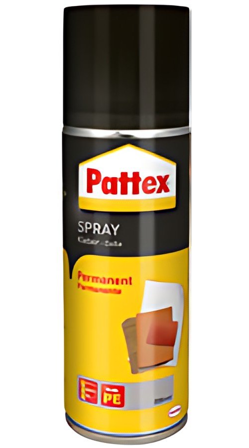 Pattex Colle en spray, permanent, bombe 200 ml