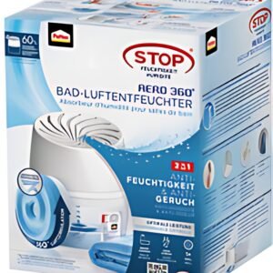 Pattex Déshumidificateur pour salle de bain AERO 360, blanc