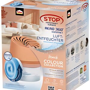 Pattex Déshumidificateur AERO 360 COMPACT, pêche