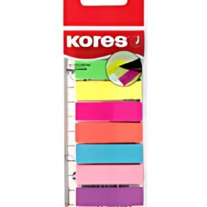 Kores Marque-pages repositionnable en film, 12 x 45 mm,