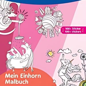 Pelikan Cahier de coloriage "Ma licorne", A4, & 100 stickers