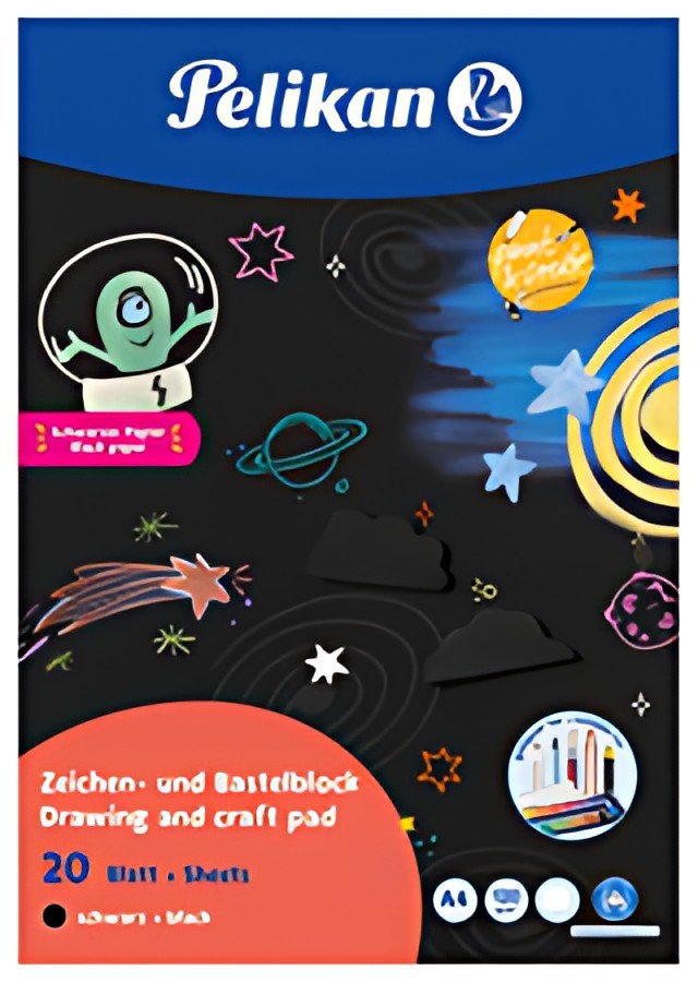 Pelikan Bloc à dessins C4/20, A4, 120 g/m2, 20 feuilles