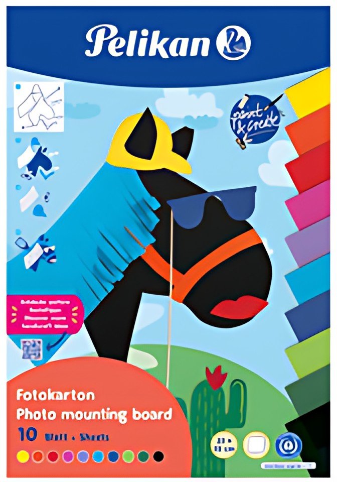 Pelikan Bloc de carton de bricolage, 230 x 330 mm