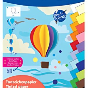 Pelikan Bloc de papier de couleur, A5, 40 feuilles, assorti