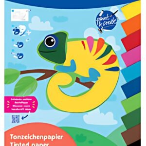 Pelikan Bloc de papier de couleur, A3, 10 feuilles, assorti
