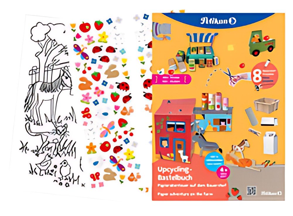 Pelikan Cahier d'art plastique upcycling "ferme", A4