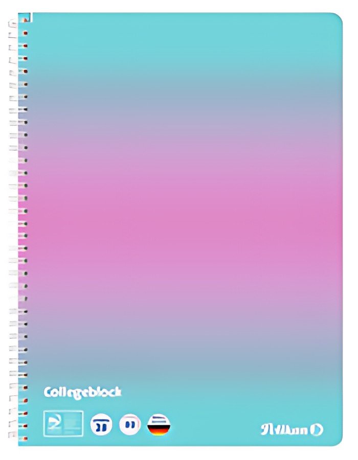 Pelikan Cahier à spirale Color Edition, A4, menthe/rose