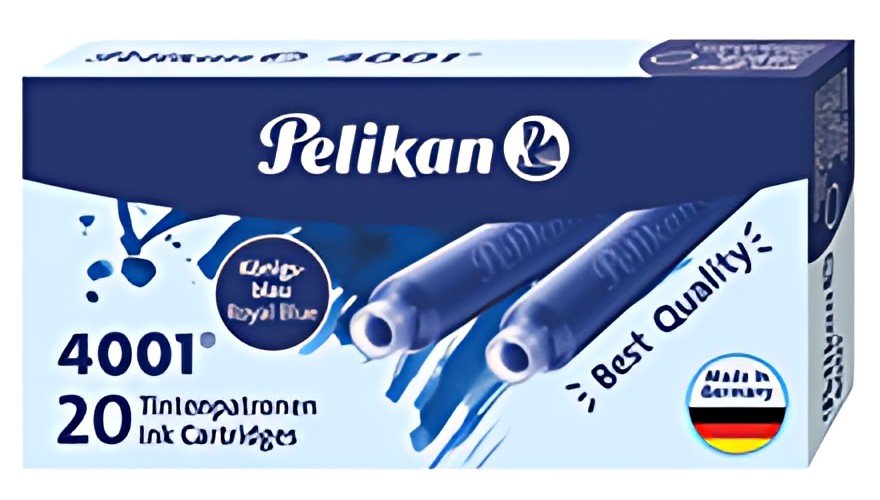 Pelikan Cartouche d'encre 4001 TP/20, bleu royal