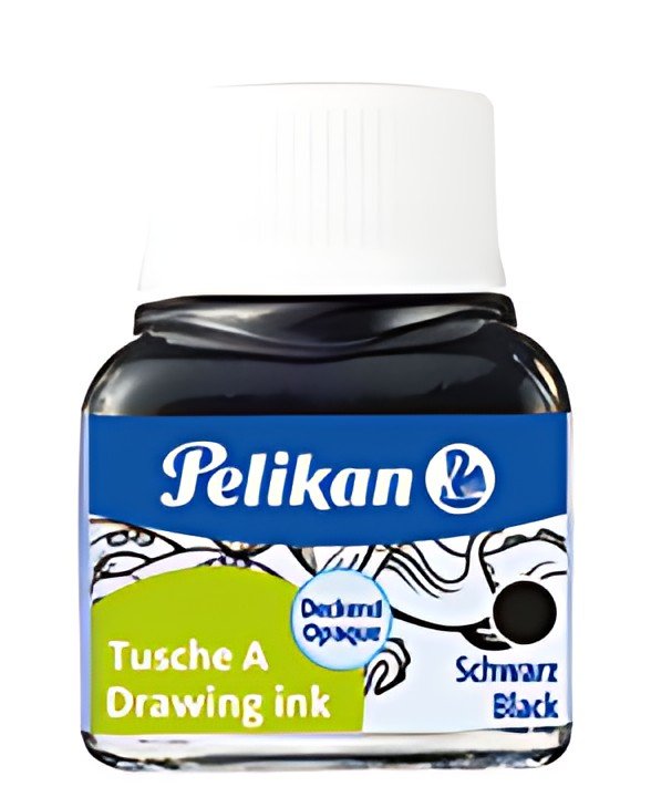 Pelikan Encre de chine A, 10 ml dans un flacon, rouge carmin