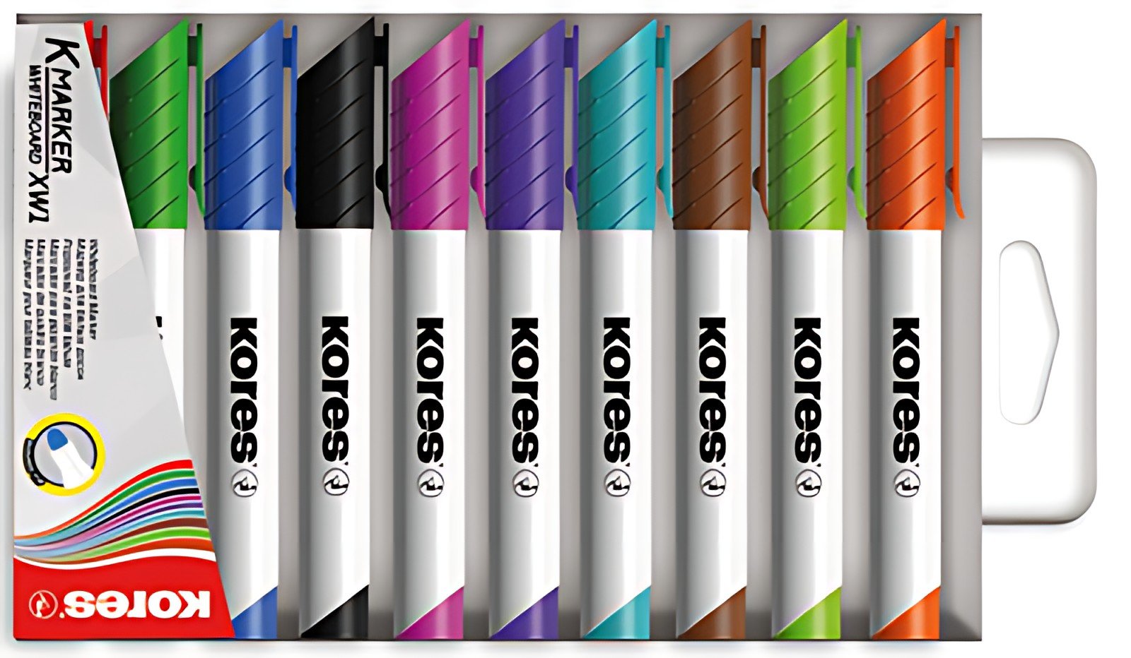 Kores Marqueur pour tableau blanc K MARKER XW1, pointe ogive