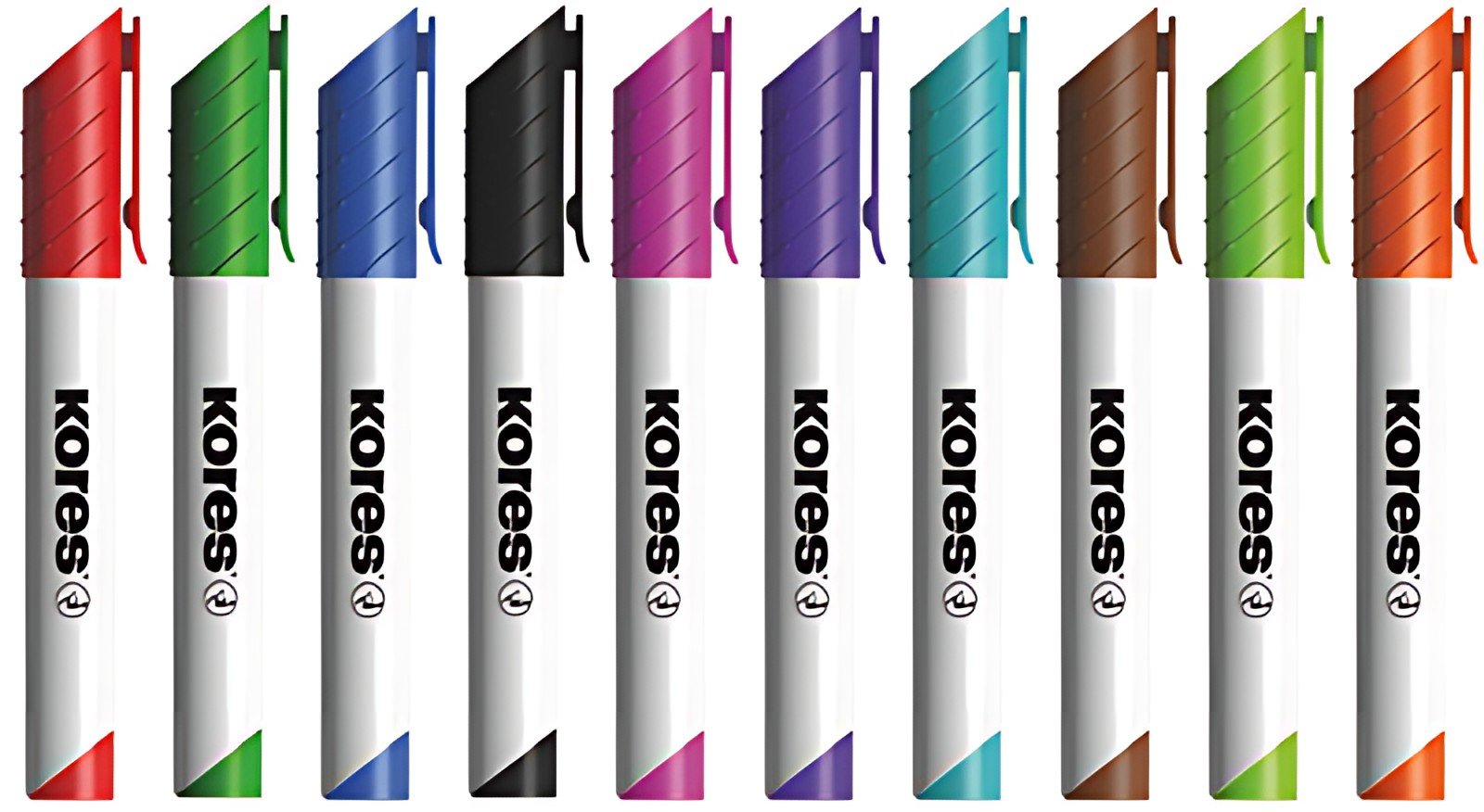 Kores Marqueur pour tableau blanc "K MARKER", rose