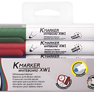 Kores Marqueur tableau blanc "K-Marker", étui de 4