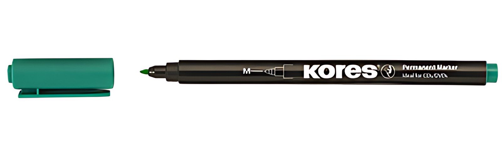 Kores Marqueur permanent "K MARKER FINE", M, vert