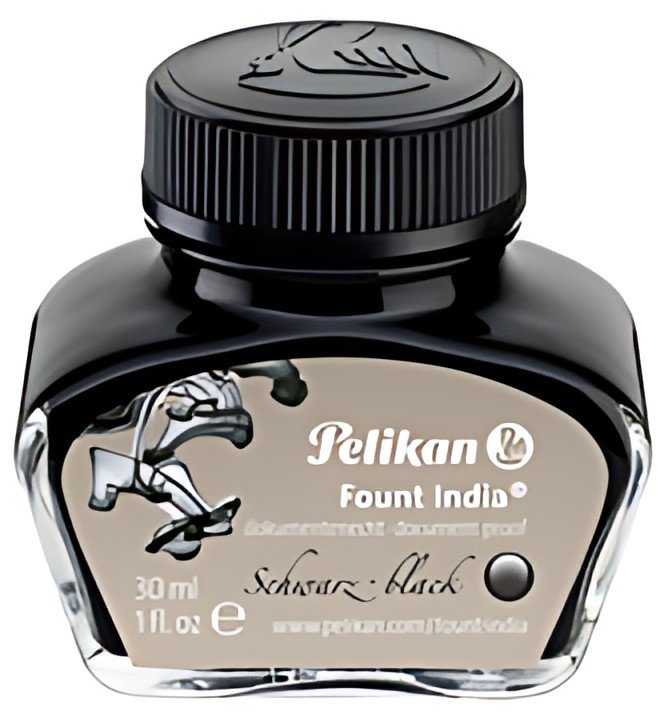 Pelikan Encre "Fount India", noir, dans un flacon