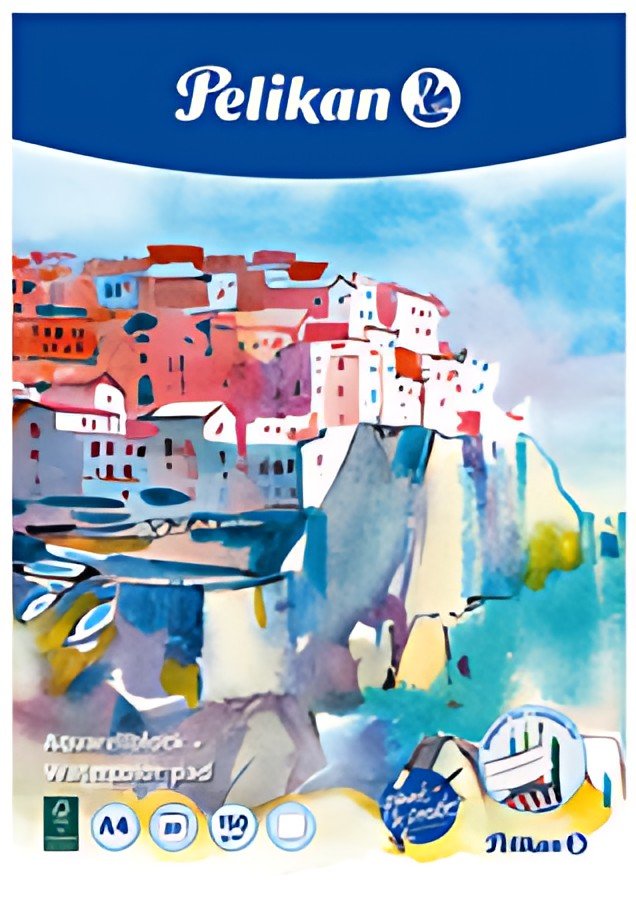 Pelikan Bloc de papier aquarelle C4/20, A4, 150 g/m2