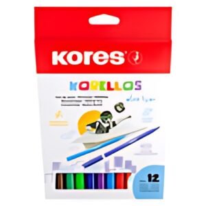 Kores Feutre de coloriage "Korello", fin, étui carton de 12