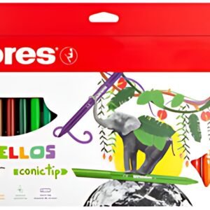 Kores Feutre "Korellos", large, étui en carton de 24