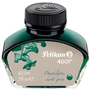 Pelikan Encre 4001 dans un flacon en verre, vert foncé