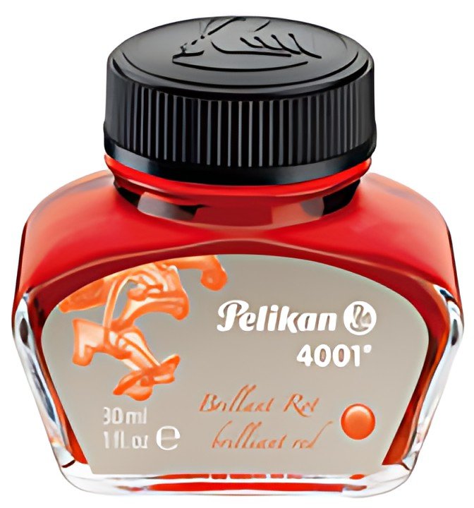 Pelikan Encre 4001 dans un flacon, rouge, contenu: 30 ml