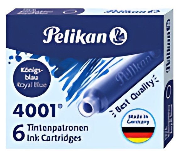 Pelikan Cartouches d'encre 4001 TP/6, turquoise