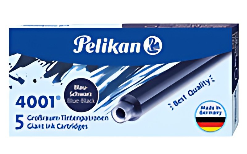 Pelikan Cartouches d'encre grand volume 4001 GTP/5,bleu-noir