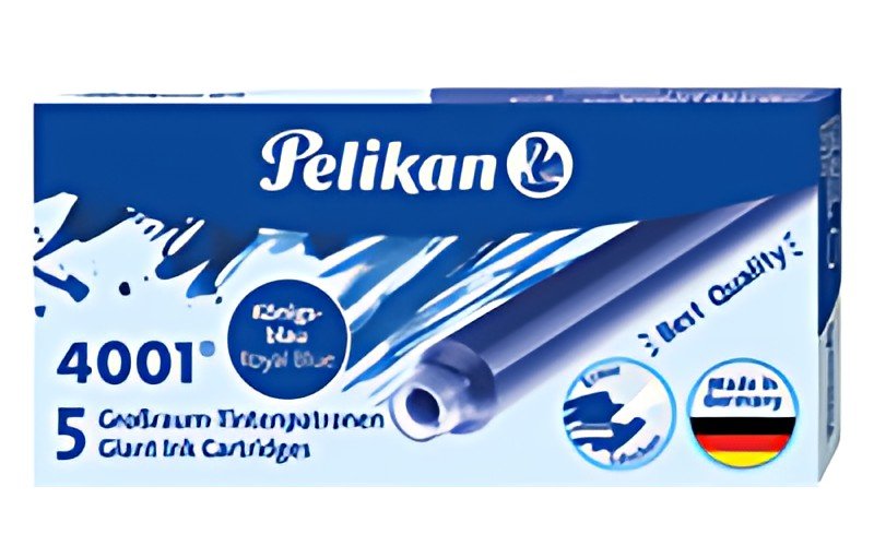 Pelikan Cartouche grande capacité 4001 GTP/5, bleu royal