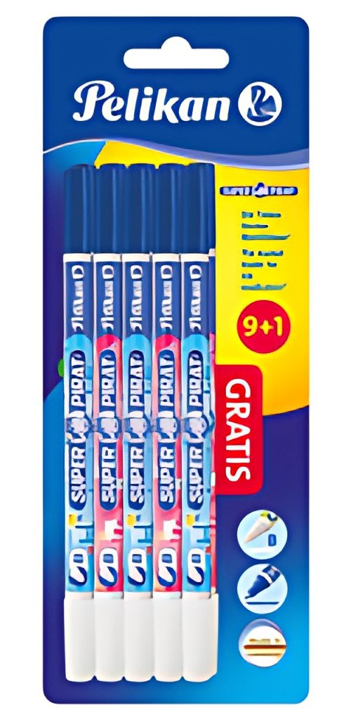 Pelikan Effaceur d'encre Super Pirat 850B, 10 pièces