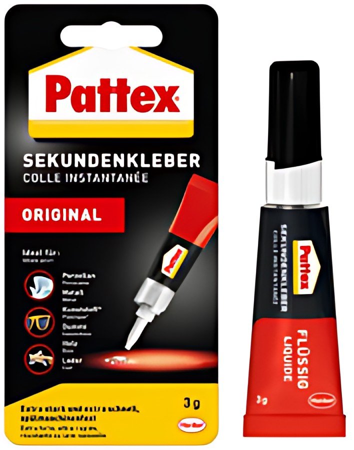 Pattex Colle liquide instantanée ORIGINAL, tube de 3 g
