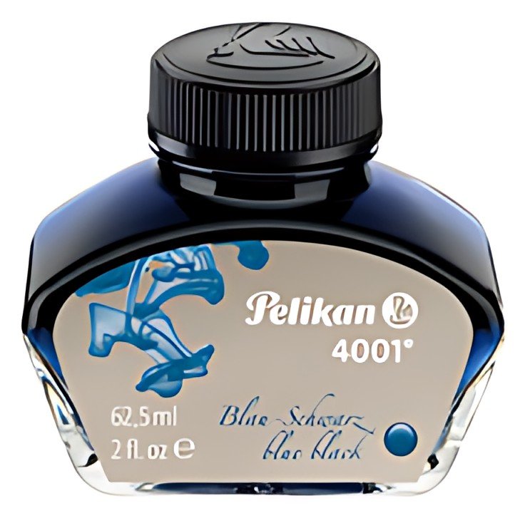 Pelikan Encre 4001 dans un flacon en verre, bleu-noir