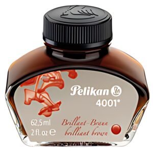 Pelikan Encre 4001 dans un flacon en verre, brun