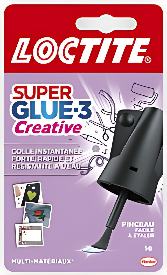 LOCTITE Colle instantanée Super Glue-3 Creative, tube de 5 g