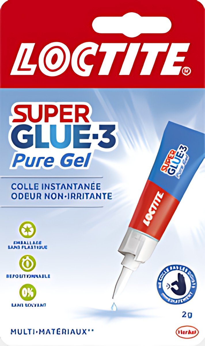 LOCTITE Colle universelle SUPER GLUE-3 Pure Gel