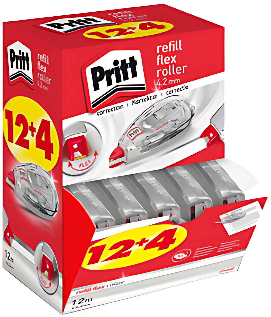 Pritt Roller correcteur Refill Flex 970, multi pack de 16