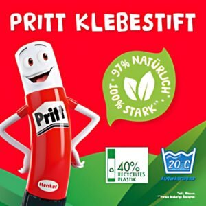 Pritt Bâton de colle BTS 2025, multipack, 3x 11 g + 1x 10 g